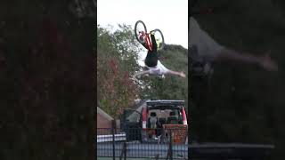 BACKFLIP NO HANDER OFF A CAR PARK!