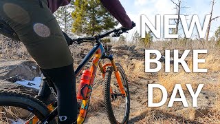 First ride on my CUSTOM PAINTED BIKE (Niner...