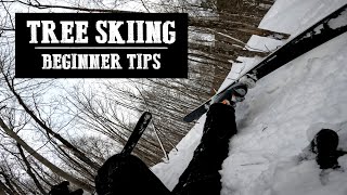 Tree Skiing is hard!