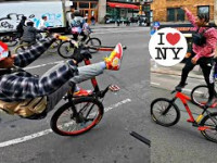 CRAZY NO FRONT WHEEL WHEELIES & SURFING...