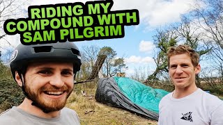 SAM PILGRIM AT MY COMPOUND!!!
