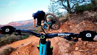 High Speed down Hi Line in Sedona with Nate Hills