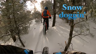 Trail ride on fresh snow with Kent Robertson |...