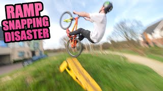 HUGE GAP JUMPS AND RAMP SNAPPING DISASTER -...