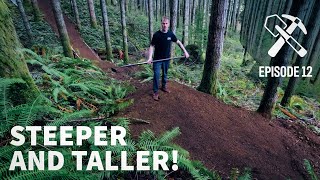 REBUILDING JUMPS STEEPER AND TALLER! SHAPE MY...