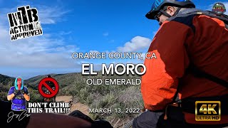 MTB Riding Old Emerald at El Moro, March 13, 2022