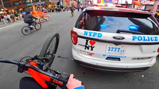 WHEELIES THROUGH NYC TIMES SQUARE!! *CRAZY...