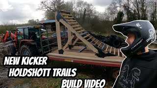 Building New Jumps at Holdshott Trails