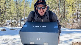 Going off-grid with STARLINK is easier said...