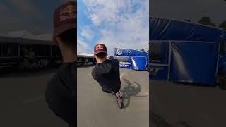 Back wheel pit ride w/ @Finn Iles in 