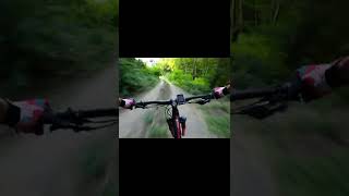 Looking for a KOM  on Strava on a mountain...