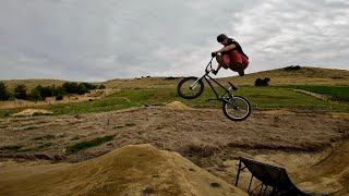TRYING BMX ON MY JUMPS!! - FIRST EVER BMXER AT...