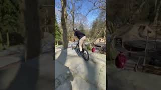 Jumping on and off the Roof at the trails