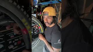He misused his tire pressure.