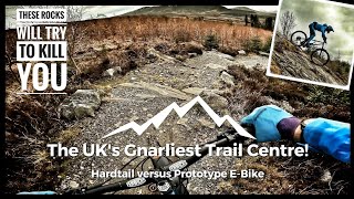Riding a HARDTAIL MTB & a PROTOTYPE E-BIKE...