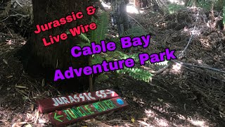 Jurassic in to Live Wire at Cable Bay MTB Trails
