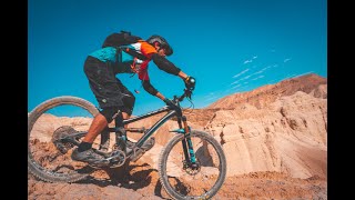 Descending 3000 feet of techy singletrack from...