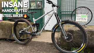 THIS HANDCRAFTED CUSTOM STEEL BIKE IS ONE OF A...