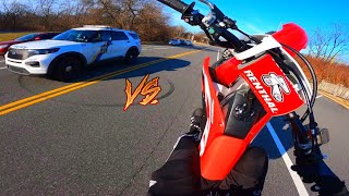 COPS TRIED TO TAKE OUR BIKES AT THE WHEELIE SPOT!!