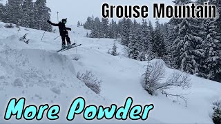Another Rare But Epic Powder Day On Grouse...