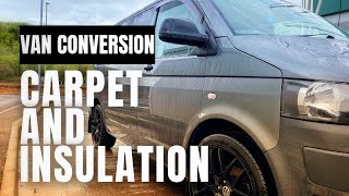 INSULATING AND CARPETING VW TRANSPORTER-VAN...