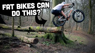 Riding My Dream Lines On A FAT BIKE??