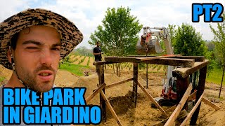 COME COSTRUIRE UN BIKE PARK IN GIARDINO! PARTE 2