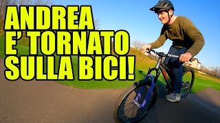 ANDREA E' TORNATO IN BICI AL PUMPTRACK DI LAINATE!