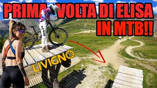 PRIMA VOLTA DI UNA RAGAZZA IN BIKE PARK! CON...