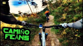  Monte Siradella O GROVE bajada MTB  camiño...