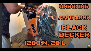 UNBOXING   Aspirador  Black Decker BXVC20PE ...