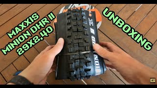 UNBOXING  Cubierta MAXXIS MINION DHR II...
