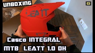 UNBOXING Casco INTEGRAL MTB -  LEATT 1.0  DH...
