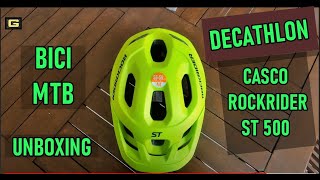  UNBOXING casco  BICI  MTB ROCKRIDER ST 500...