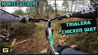  Descenso  MTB  Trialera CHICKEN WAY en MONTE...