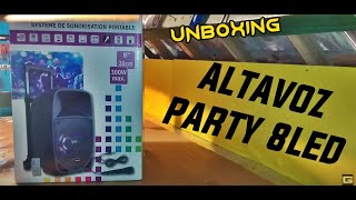  UNBOXING Altavoz Portátil a Batería Party...
