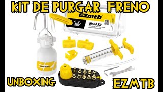 UNBOXING Kit para purgar frenos de bici  EZmtb...