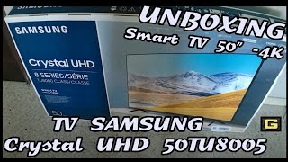 UNBOXING + configuración TV SAMSUNG Crystal...
