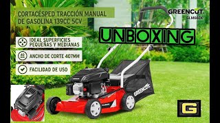  UNBOXING  Cortacésped de gasolina GREENCUT...