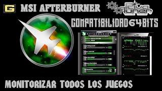 MSI AFTERBURNER / RivaTuner monitorizar  TODOS...