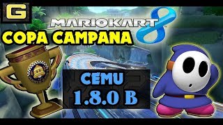 Mario Kart 8 COPA CAMPANA (DLC) emulador cemu...