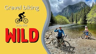 GRAVEL BIKING into the WILD (4K)