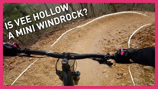 New DH Trails! Is Vee Hollow a Mini Windrock?...