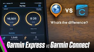 Garmin Express vs Garmin Connect // What's the...