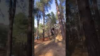 Sending it at Chicksands  Bike Park