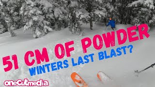 The Last Blast of the Winter? 51 CM of POWDER ...