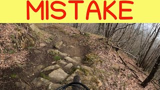 MTB Montesenario 09.04.2022 sentiero MISTAKE