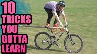 10 MTB TRICKS AND TIPS YOU GOTTA LEARN THIS...