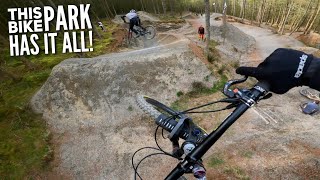 THIS BIKE PARK HAS SOME OF THE BEST DOWNHILL...
