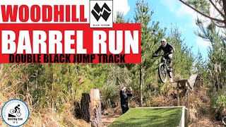Woodhill MTB park Barrel Run. Double Black...